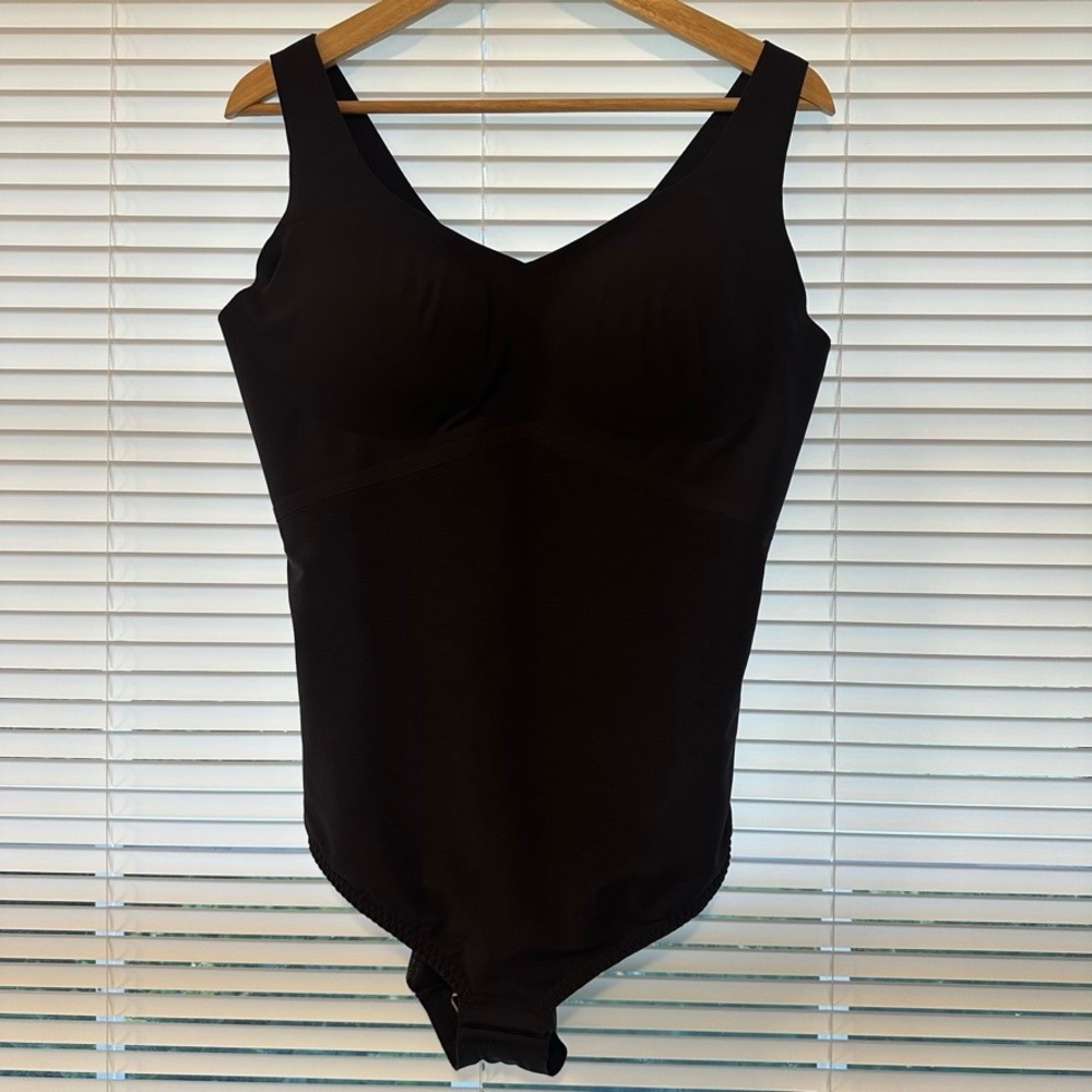 Honeylove Boldness Bodysuit Black Shapewear Size 2X LWBS0201